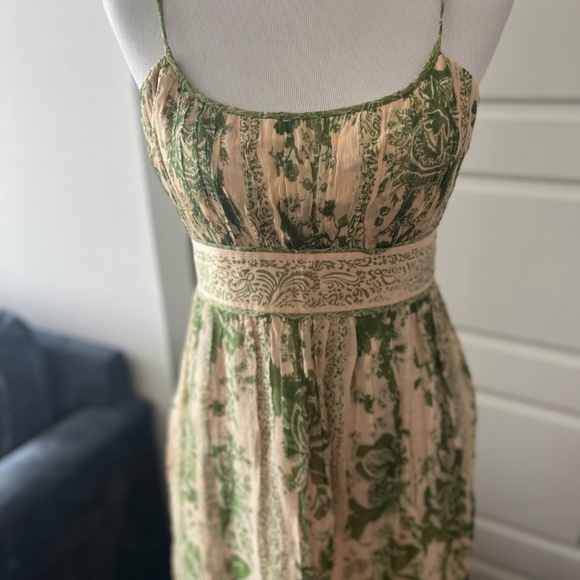 Jones New York Silk Green Pattern Dress - Picture 3 of 8